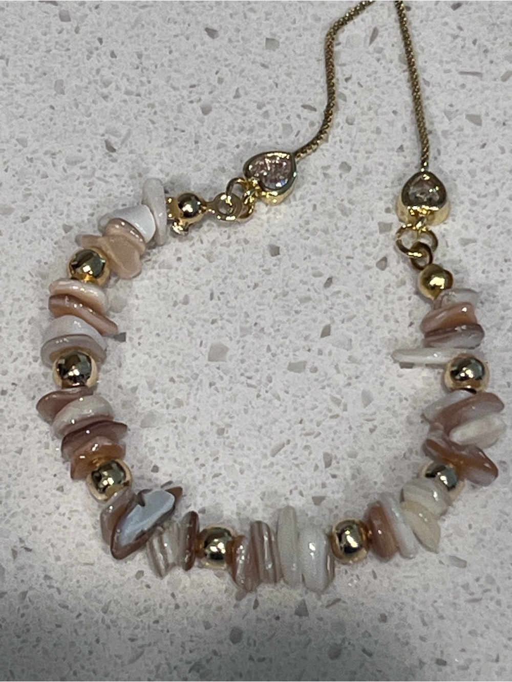 Beaded Sea Shell Necklace Bracelet Earring Bundle - Picture 3 of 6